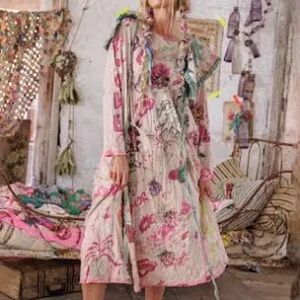 Magnolia Pearl. ❤️❤️NWT.Floral Long Sleeve Dress. Perfect Valentine. O/S